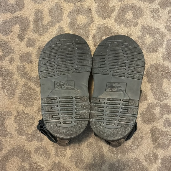 Dr. Martens Clarissa Leather Sandal in Pewter - Picture 4 of 6